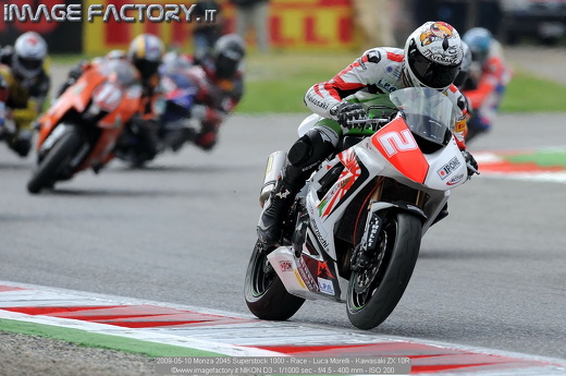 2009-05-10 Monza 2045 Superstock 1000 - Race - Luca Morelli - Kawasaki ZX 10R
